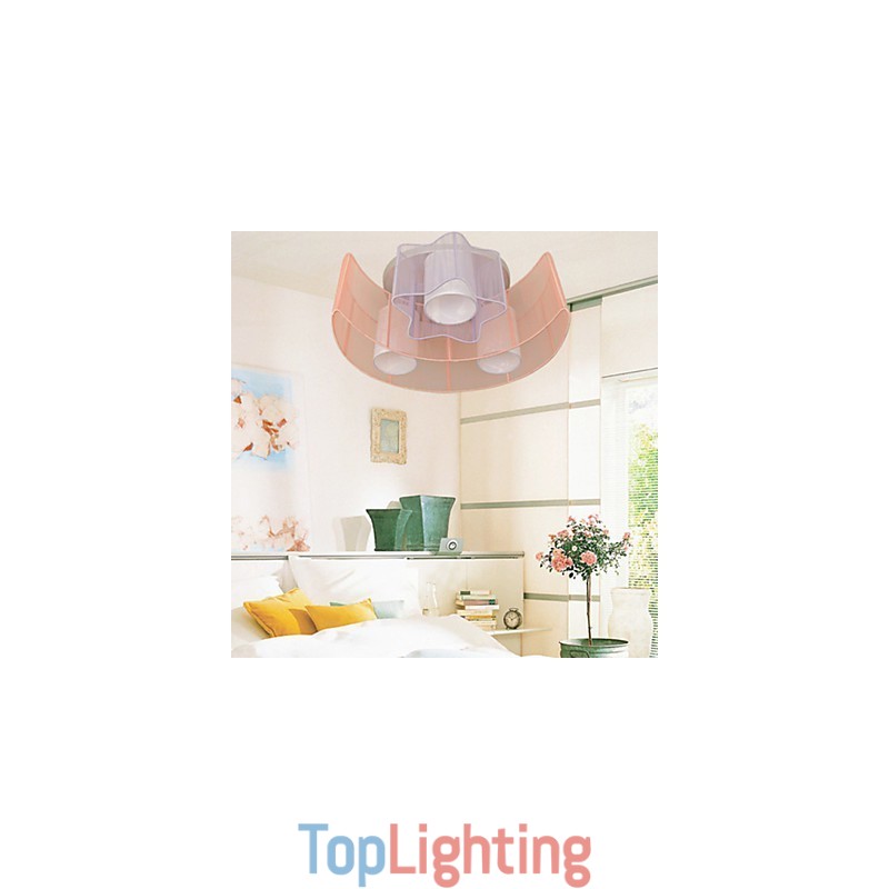 Drawing Line Romantic Stars The Moon Absorb Dome Light Lamp