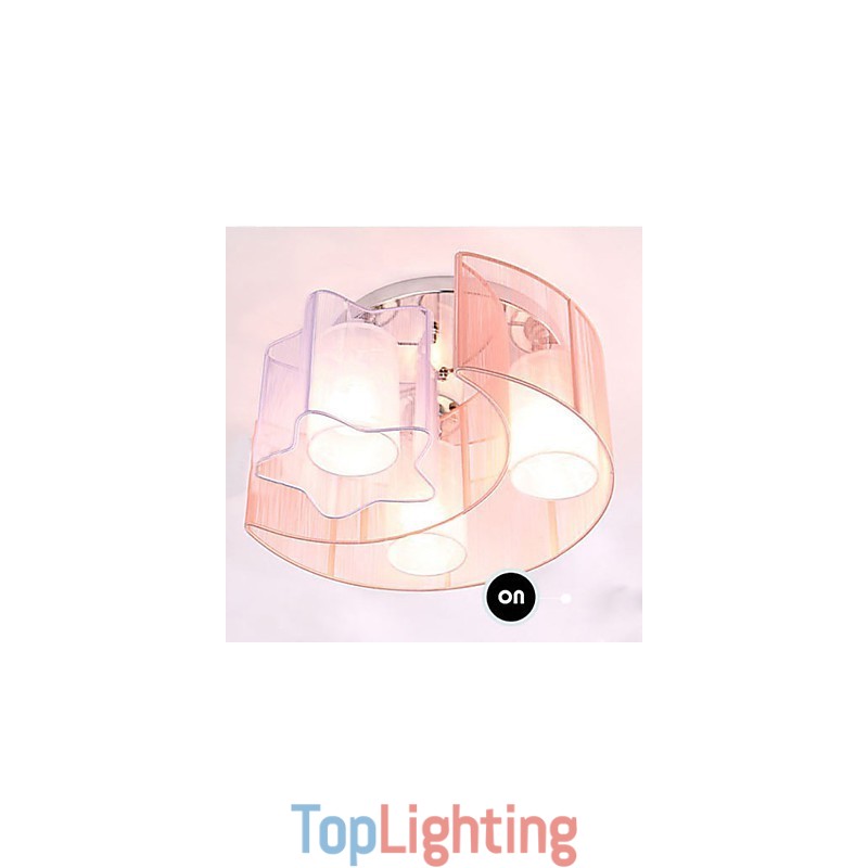 Drawing Line Romantic Stars The Moon Absorb Dome Light Lamp
