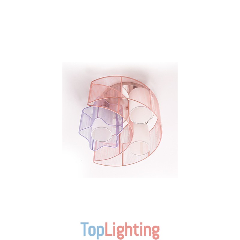 Drawing Line Romantic Stars The Moon Absorb Dome Light Lamp