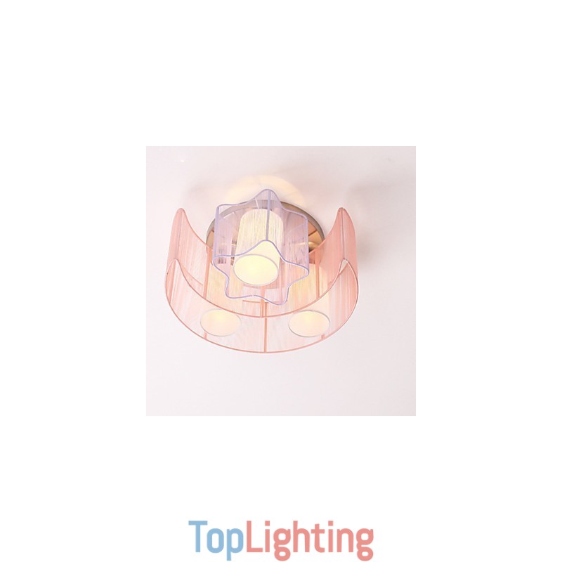 Drawing Line Romantic Stars The Moon Absorb Dome Light Lamp