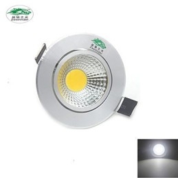 4PCS Zweihnder 3W 300Lm COB Ceiling Lamp Downlight Warm White Light