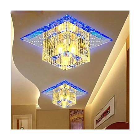 Mini Crystal Ceiling Lamp Spotlight SMD 3W Creative Lamp Tube Light Colorful Color Square Dome Light Mini Crystal Ceiling Lamp Spotlight SMD 3W Creative Lamp Tube Light Colorful Color Square Dome Light
