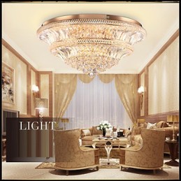 Modern Luxury 9Modern Crystal Ceiling Light Absorb Dome Light Diameter 80CM
