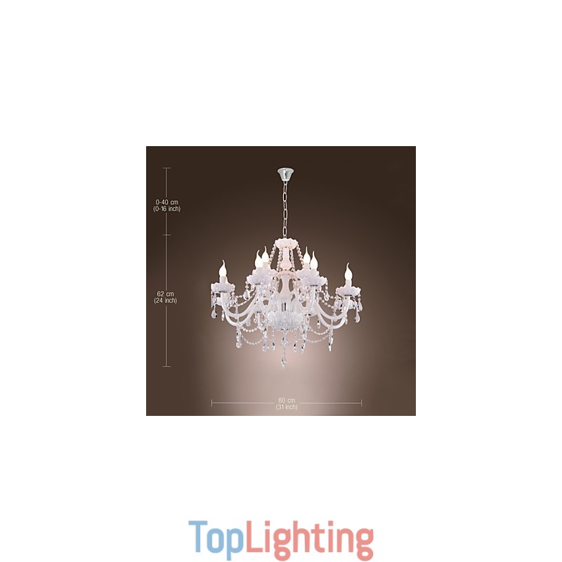 Modern Contemporary Electroplated Chandelier