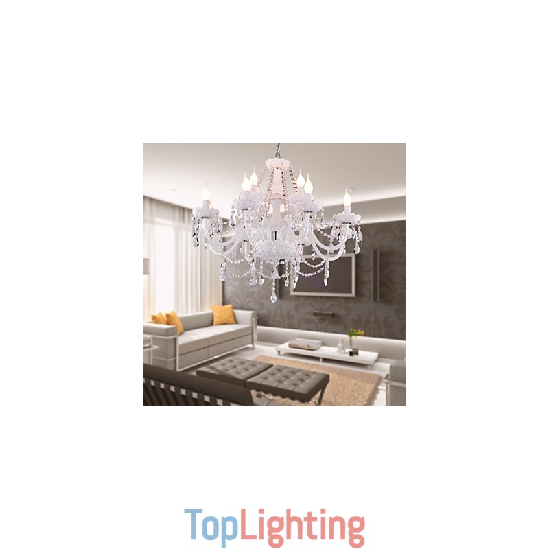 Modern Contemporary Electroplated Chandelier