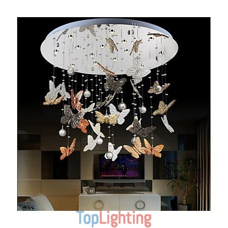 Crystal Lamp Circular Butterfly Crystal Lamp Crystal Lamp Circular Butterfly Crystal Lamp