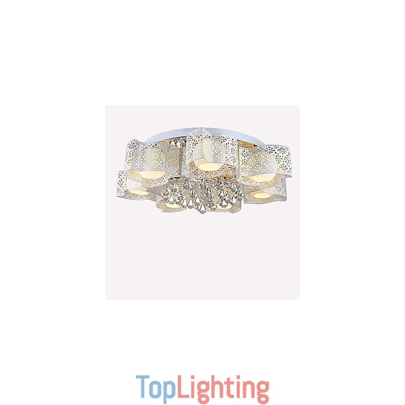 Flush Mount Crystal Modern Contemporary Metal