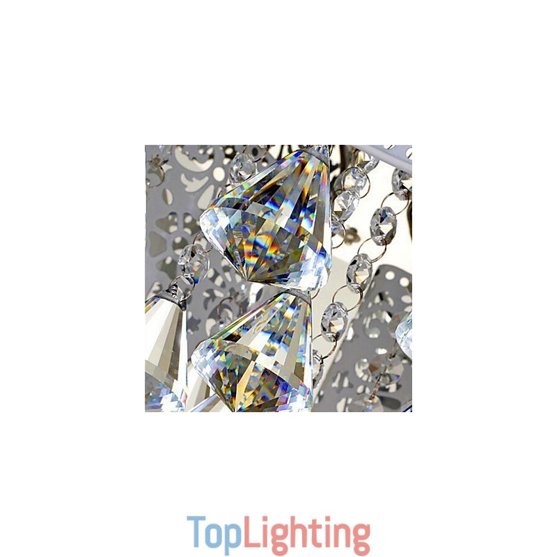 Flush Mount Crystal Modern Contemporary Metal