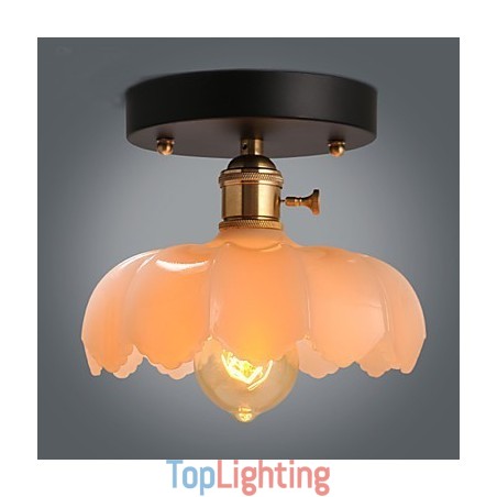 Flush Mount Retro Lighting Lights Glass Ceiling Lamp Flush Mount Retro Lighting Lights Glass Ceiling Lamp