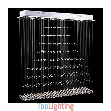 Rectangle Crystal Chandelier Lights Ceiling Hanging Lighting Lamps Fixtures Rectangle Crystal Chandelier Lights Ceiling Hanging Lighting Lamps Fixtures