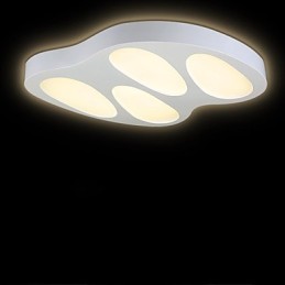 Flush Mount No Polar Light with Remote Control Modern Contemporary