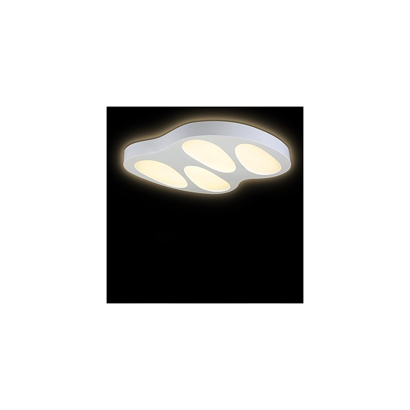 Flush Mount No Polar Light with Remote Control Modern Contemporary