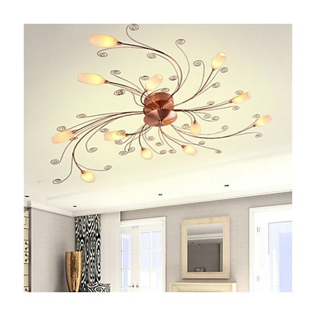 Artistic Aluminum Flush Mount Lights With 12 Lights Artistic Aluminum Flush Mount Lights With 12 Lights