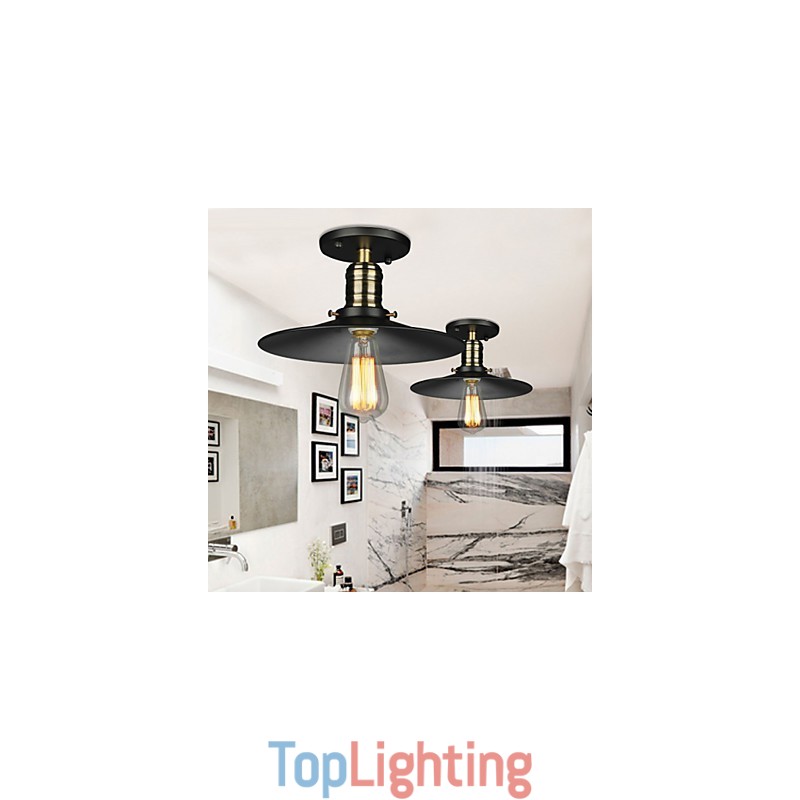 Country Designers Metal Flush Mount