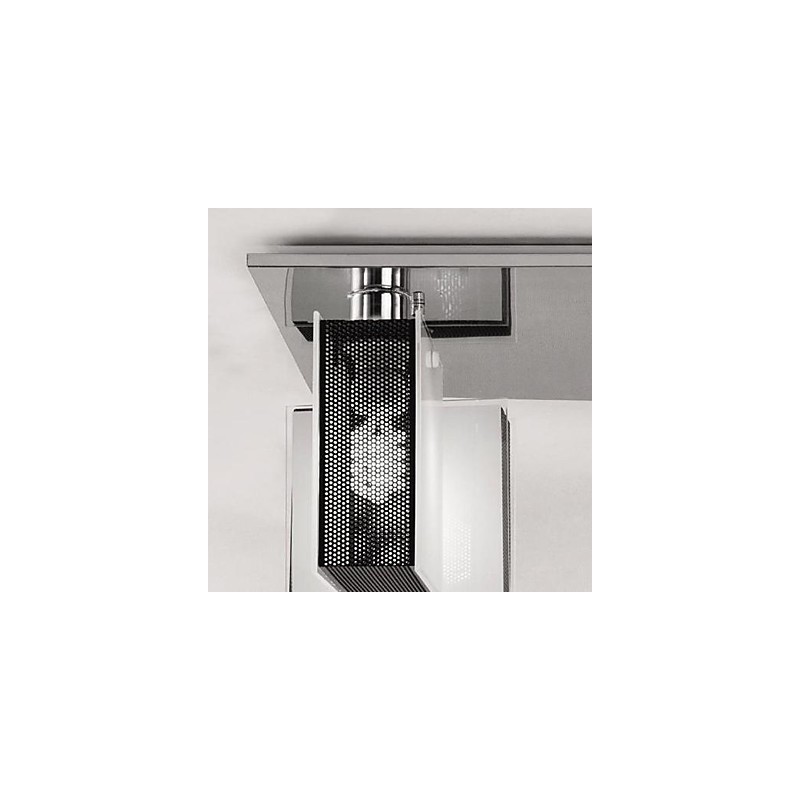 Modern Contemporary Chrome Metal Flush Mount