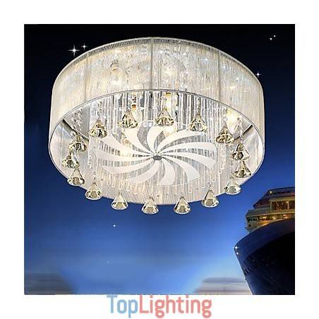 Flush Mount Crystal Modern Contemporary Glass Flush Mount Crystal Modern Contemporary Glass