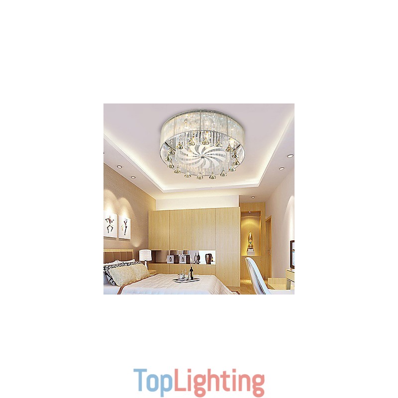 Flush Mount Crystal Modern Contemporary Glass