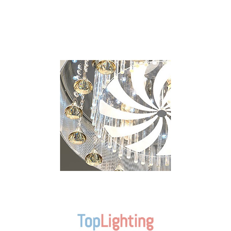 Flush Mount Crystal Modern Contemporary Glass