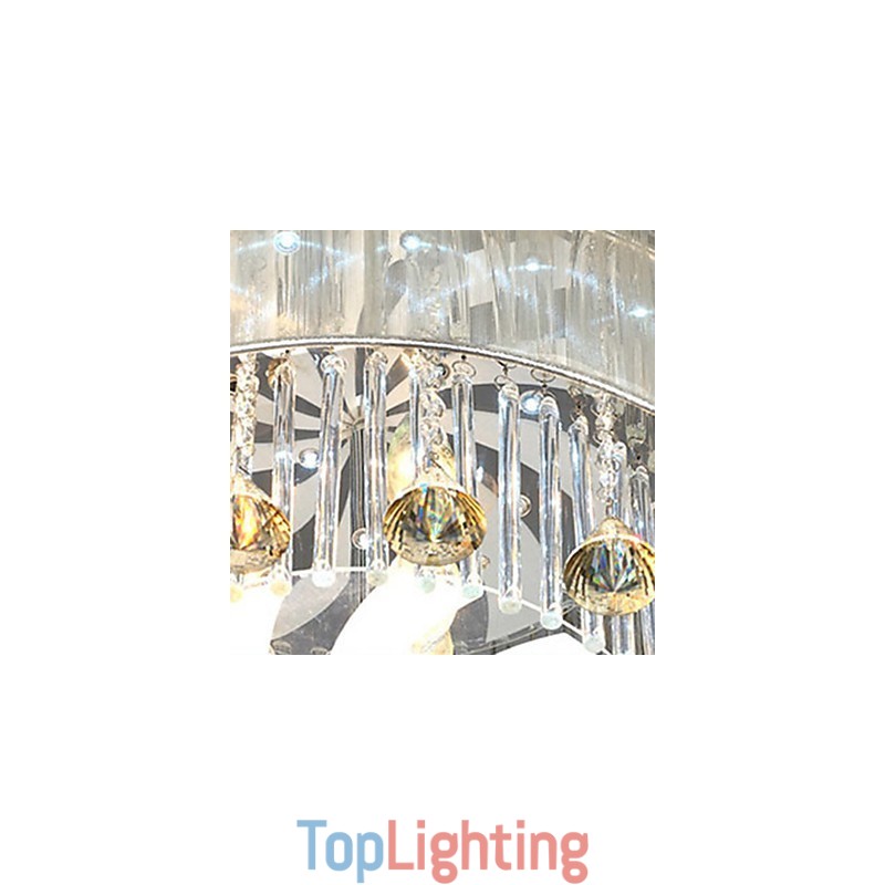 Flush Mount Crystal Modern Contemporary Glass