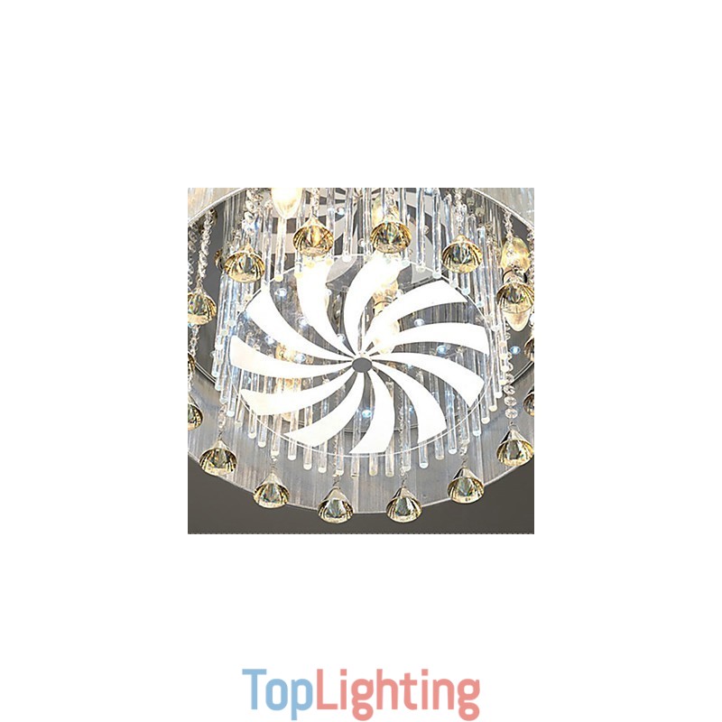 Flush Mount Crystal Modern Contemporary Glass