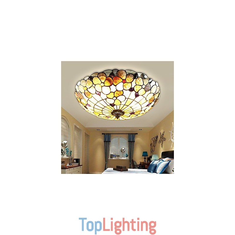 The Mediterranean Sea Shells Absorb Dome Light Rural Chimney 50 Cm In Diameter