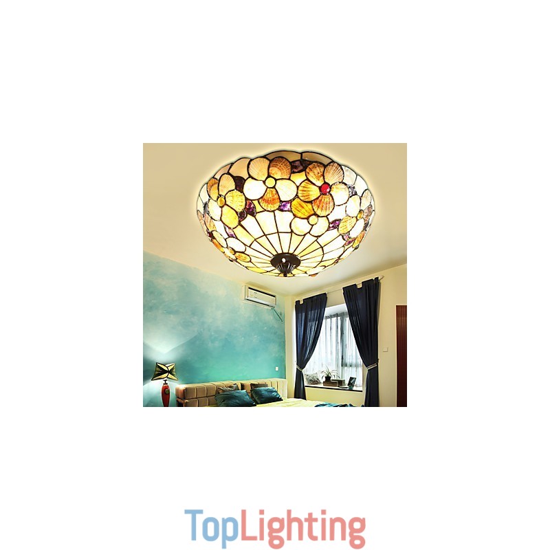 The Mediterranean Sea Shells Absorb Dome Light Rural Chimney 50 Cm In Diameter