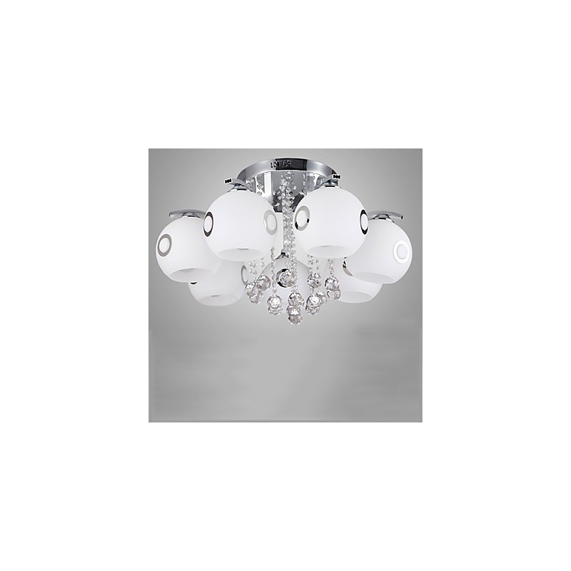 Flush Mount Crystal Modern Contemporary Glass