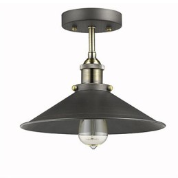 Vintage Mini Edison Ceiling Light 1 Light Metal Flush Mount