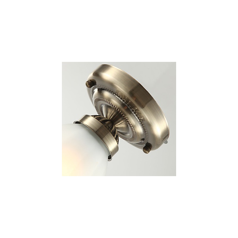 Traditional Classic Mini Style Electroplated Metal Flush Mount Spot Lights