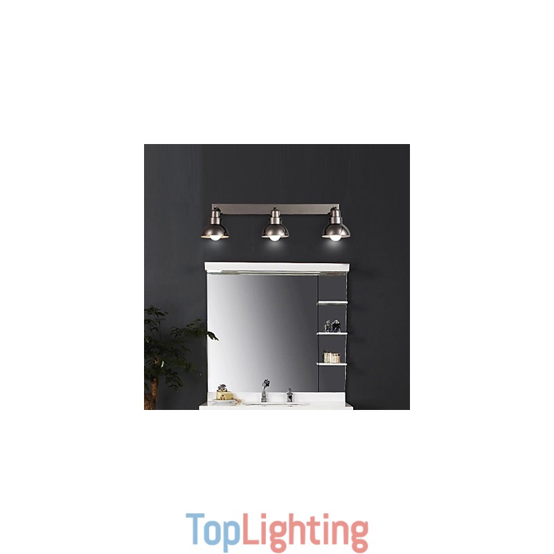 Flush Mount Trinal head Light White Glass Aluminum Frame Fashion Modern