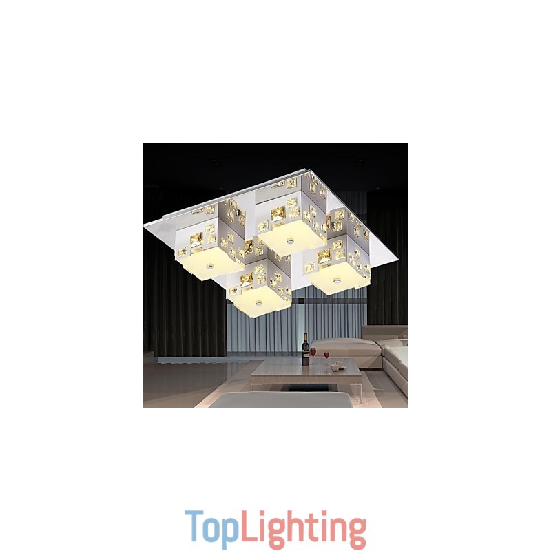 Ceiling Lamp 4 Light Modern Simple Artistic