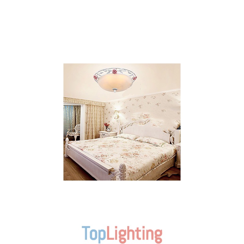 Modern Contemporary Mini Style Metal Flush Mount