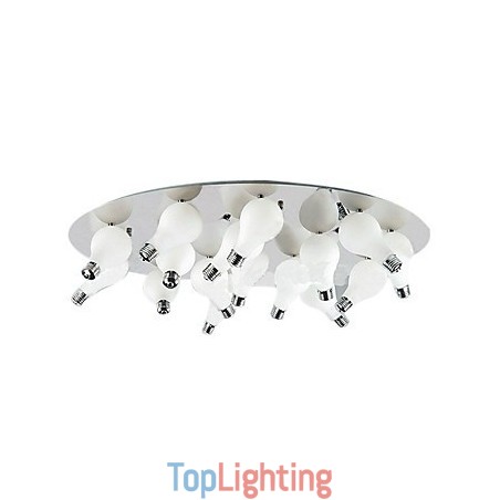 Modern Flush Mount with 12 Lights in Round (G4 Bulb Base) Modern Flush Mount with 12 Lights in Round (G4 Bulb Base)
