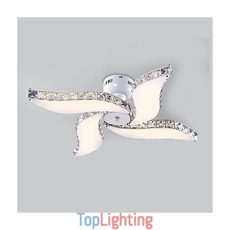Modern Contemporary Crystal Metal Flush Mount Modern Contemporary Crystal Metal Flush Mount