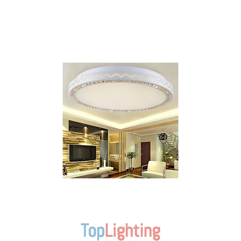 90~265V Flush Mount Crystal Modern Contemporary Metal Metal