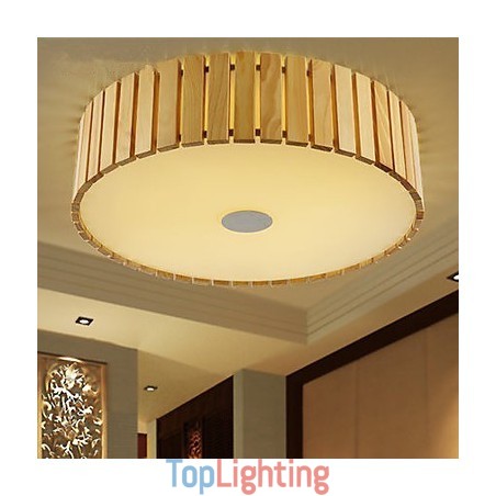 Flush Mount Traditional Classic Wood Bamboo Flush Mount Traditional Classic Wood Bamboo
