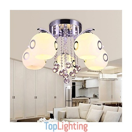 Flush Mount Crystal Modern Contemporary Glass Flush Mount Crystal Modern Contemporary Glass