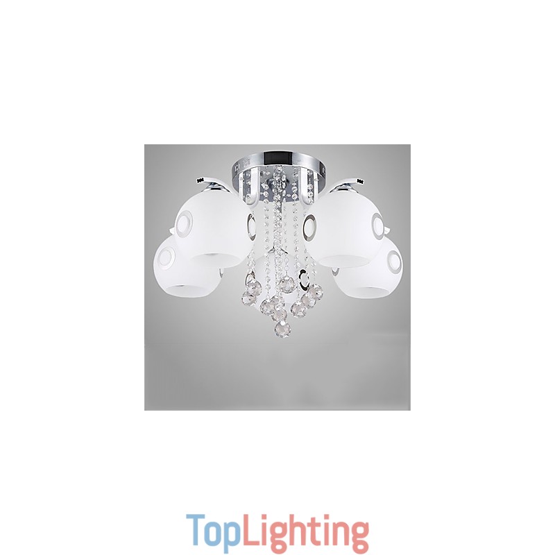 Flush Mount Crystal Modern Contemporary Glass