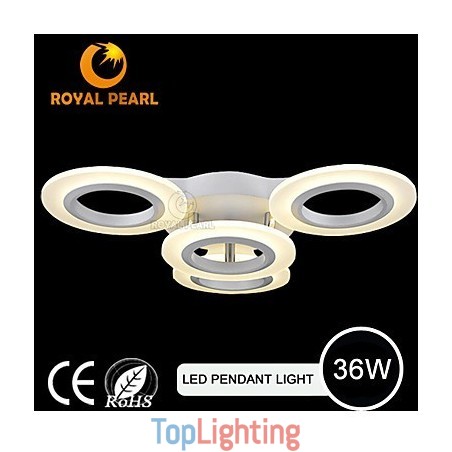 Modern Pendant Light Four Heads Acrylic Circle Light Modern Pendant Light Four Heads Acrylic Circle Light