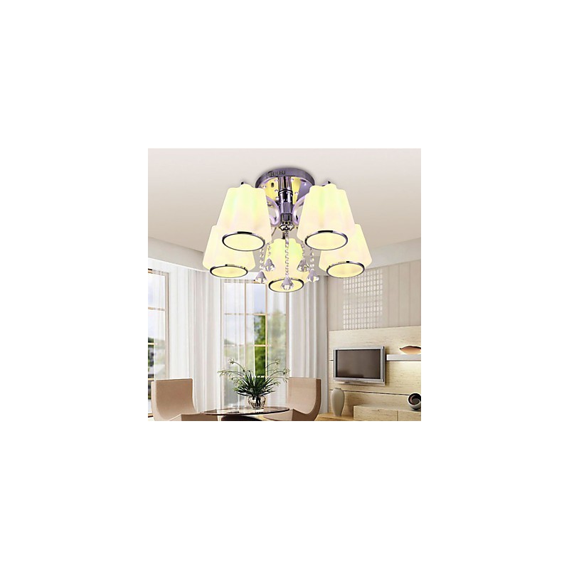 Flush Mount Crystal Modern Contemporary Glass