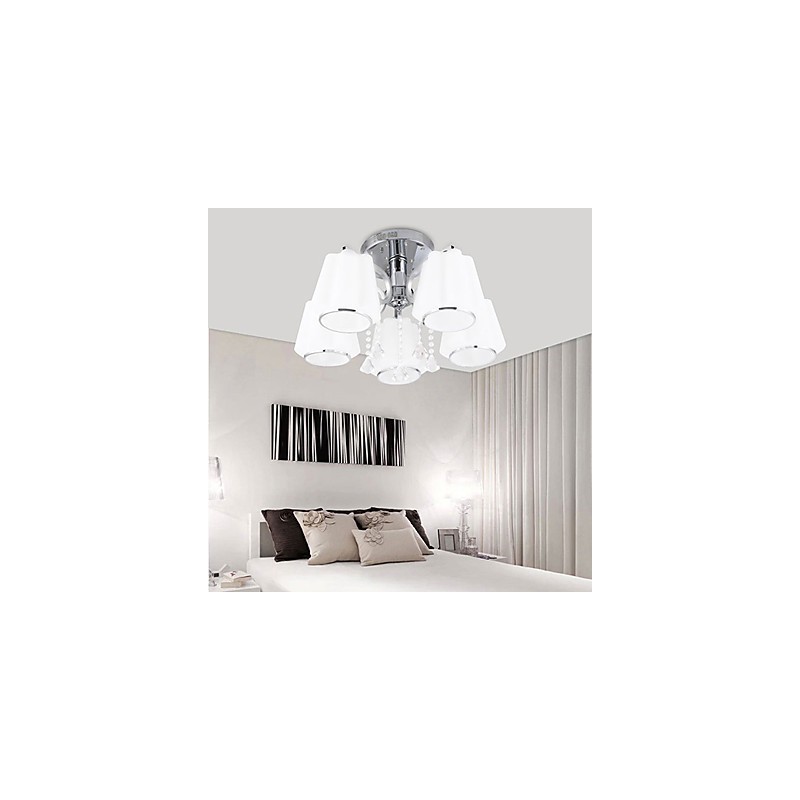 Flush Mount Crystal Modern Contemporary Glass