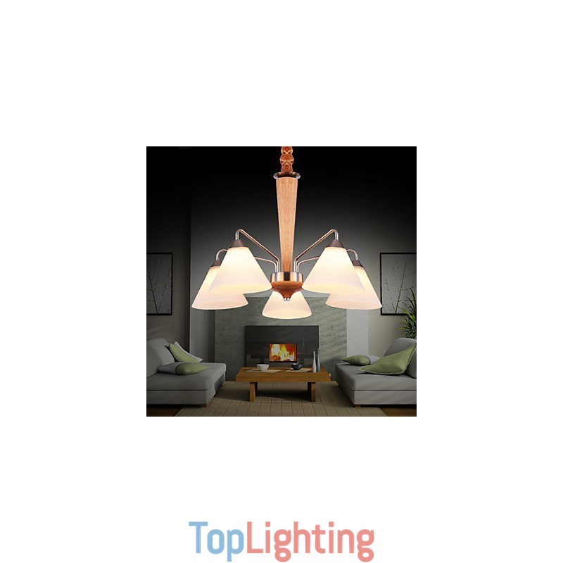 Flush Mount Mini Style Modern Contemporary Wood Bamboo