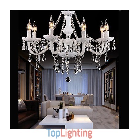 Chandelier Crystal Modern 6 Lights Contemporary Glass Chandelier Crystal Modern 6 Lights Contemporary Glass