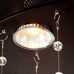 Modern Semi Flush Mount with 3 Lights Butterfly Featured Shade
