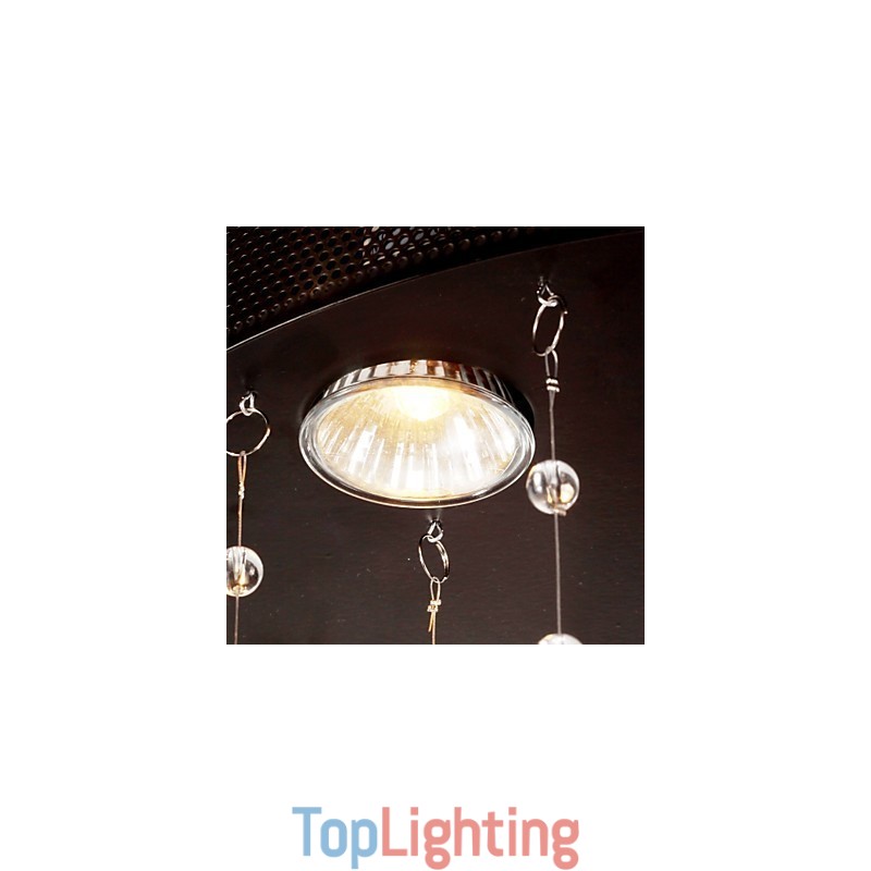 Modern Semi Flush Mount with 3 Lights Butterfly Featured Shade