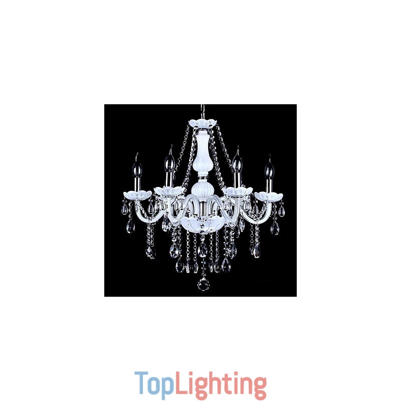 Chandelier Crystal Modern 6 Lights Contemporary Glass