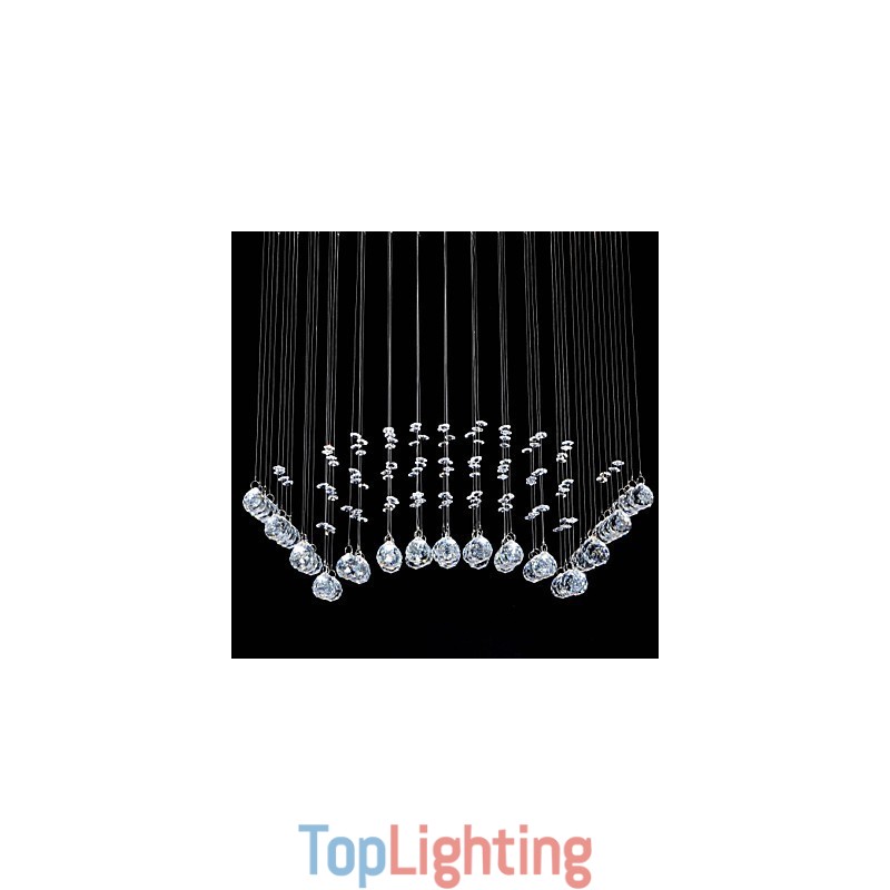 Traditional Classic Crystal Chrome Metal Flush Mount