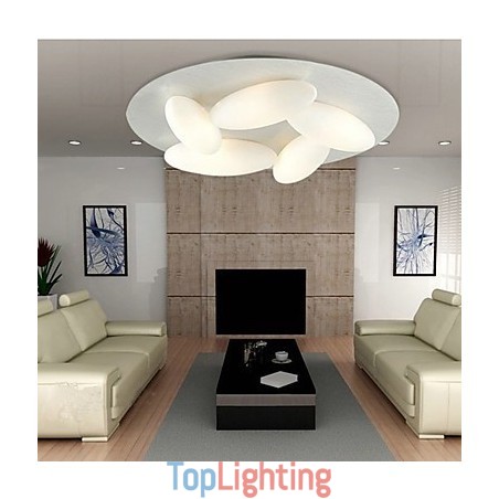 Modern Flush Mount with 5 Lights (G9 Bulb Base) Modern Flush Mount with 5 Lights (G9 Bulb Base)