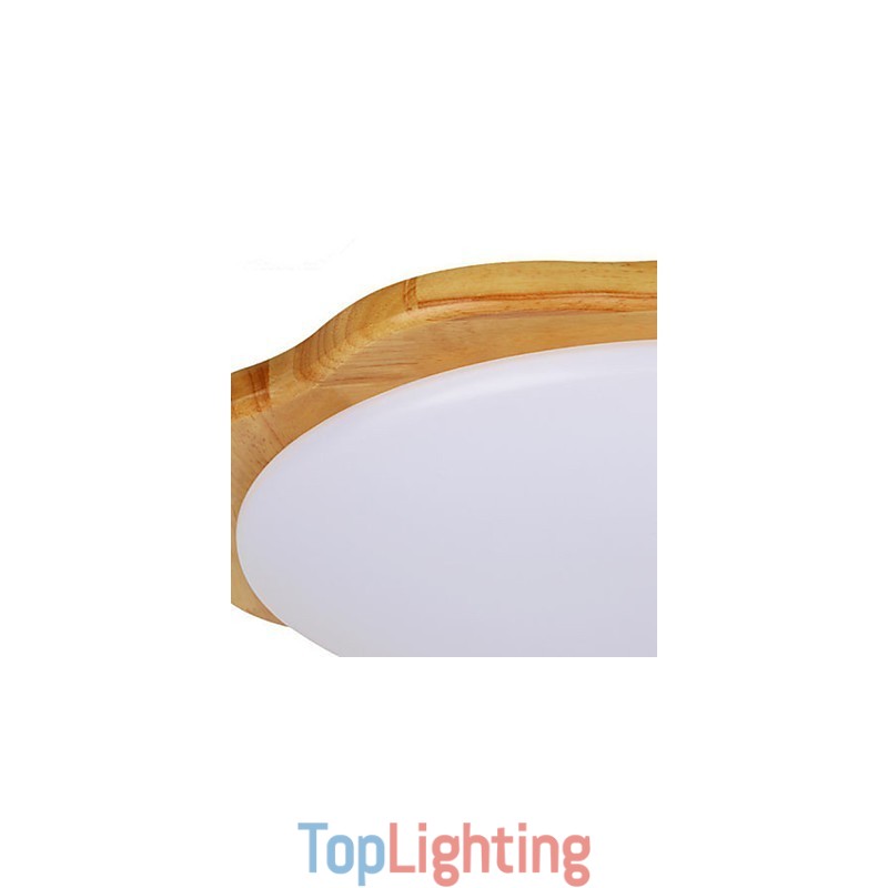 Flush Mount Traditional Classic Wood Bamboo