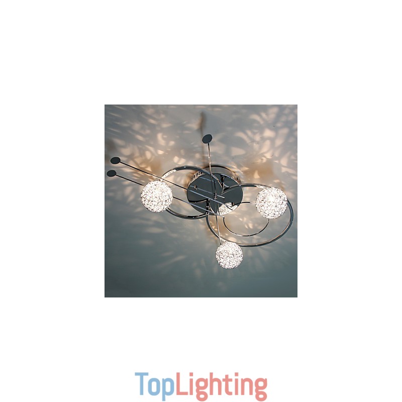 Modern Contemporary Electroplated Flush Mount